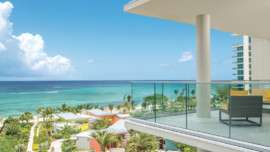 Seafire Resort and Spa balcony View in the Cayman Islands