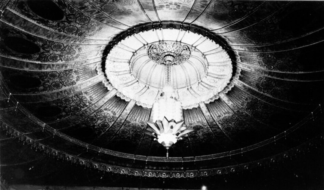 Interior lighting shots of the Castro Theater San Francisco in 1947.