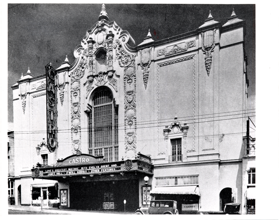 Exterior of Castro Theater from 1927.