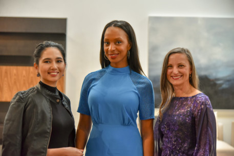 Aisha Ataka, Tameca Carr and Heather Sawtelle