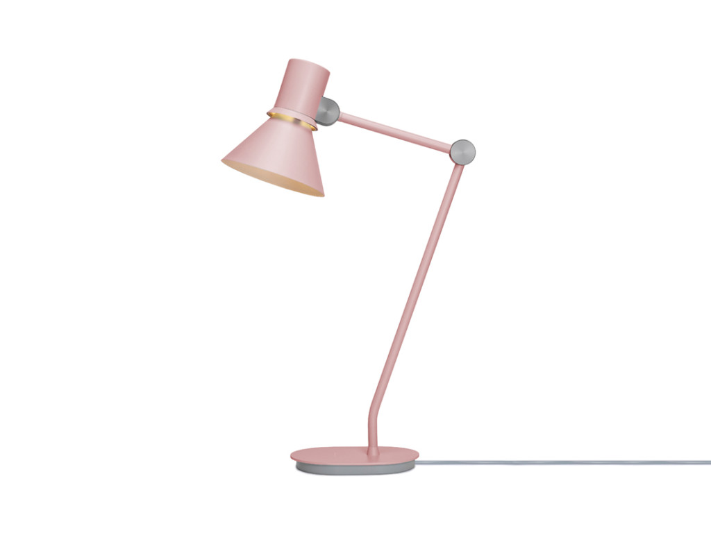 a new line of Anglepoise lamps that have timeless profiles and innovative “halo” features that allow light to “spill” over their conical shades.