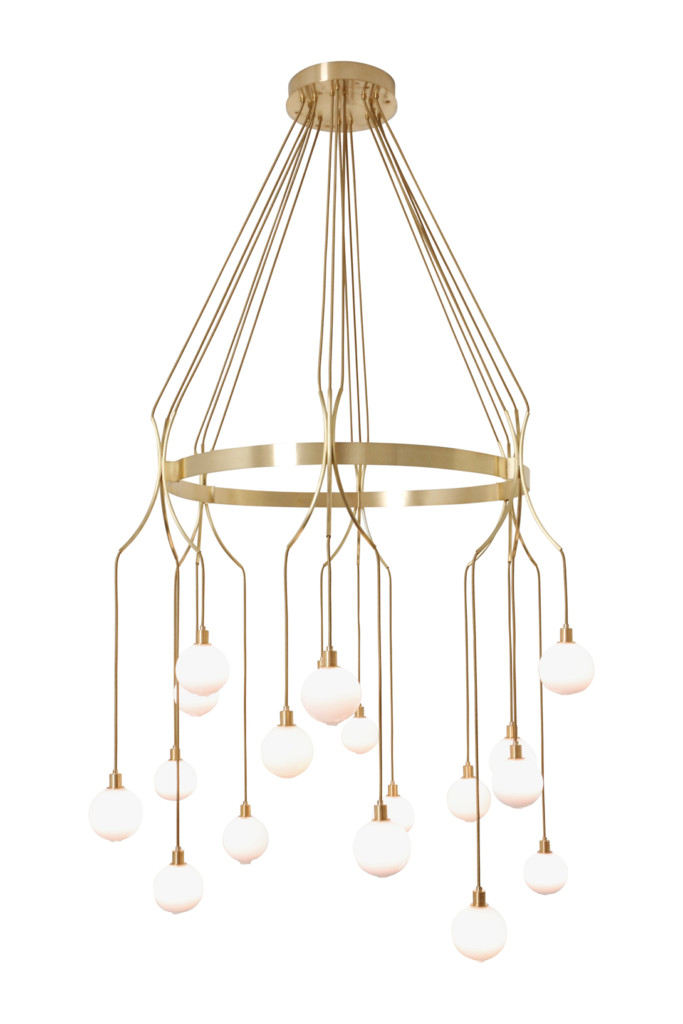 DRAPE SKIRT 18 CHANDELIER by Karen Gilbert + Paul Pavlak for SkLO 