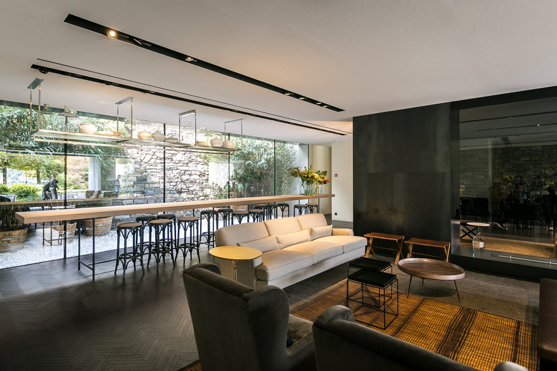lobby “living room” at Casa Fantini