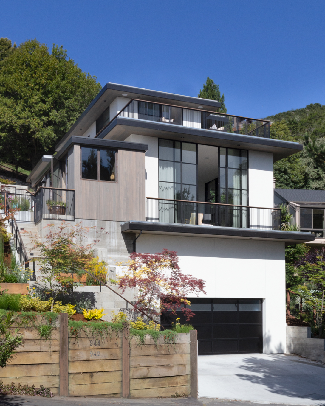 Chris Dorman’s three-story Tamalpais Valley home