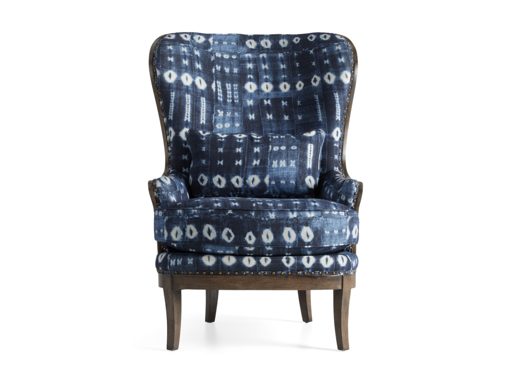 PORTSMOUTH CHAIR IN BLUE IKAT