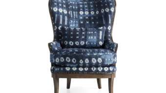 PORTSMOUTH CHAIR IN BLUE IKAT