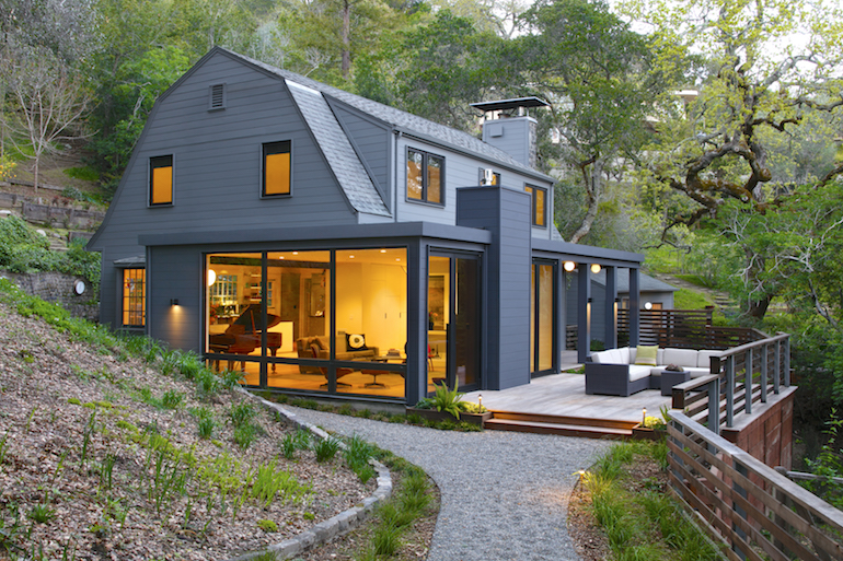 dutch colonial house with porch