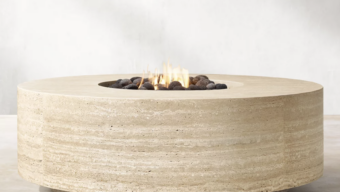 round fire table