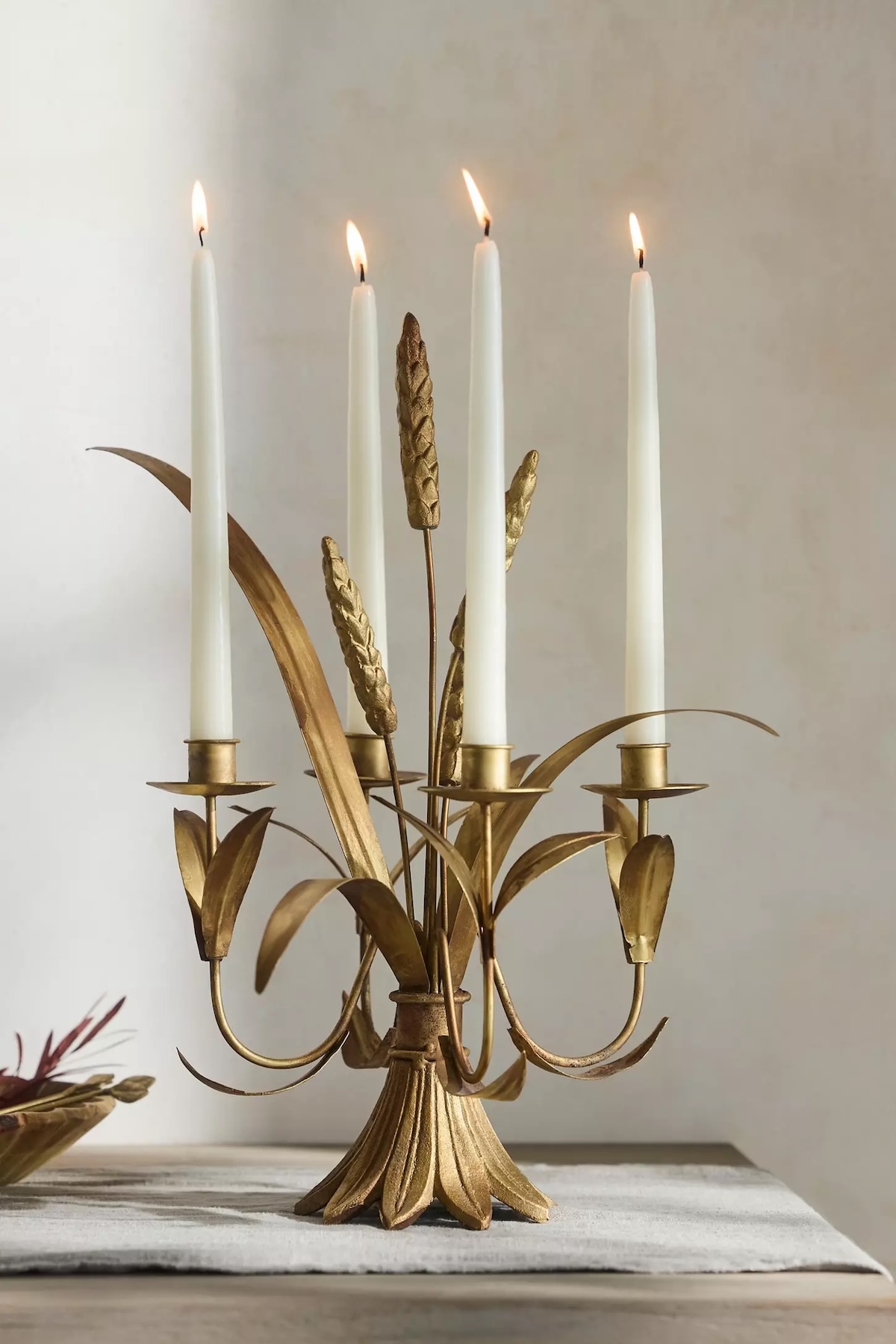 golden wheat candelabra from terrain