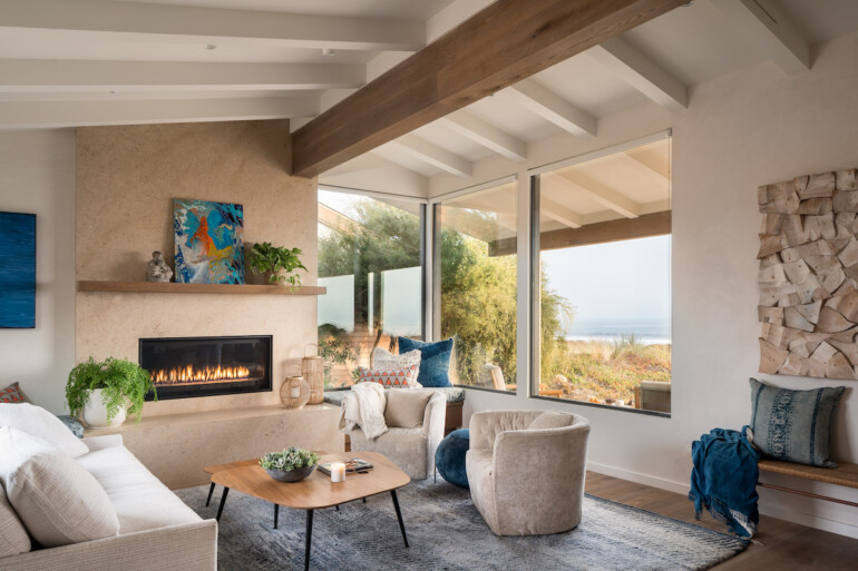 Stinson Beach Cottage Living Room