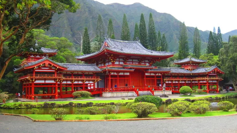 Byodo-In Temple, architecture, Oahu