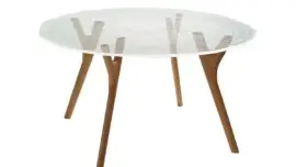 Plexi Wood Outdoor Dining Table by Antoine Fritsch & Vivien Durisotti
