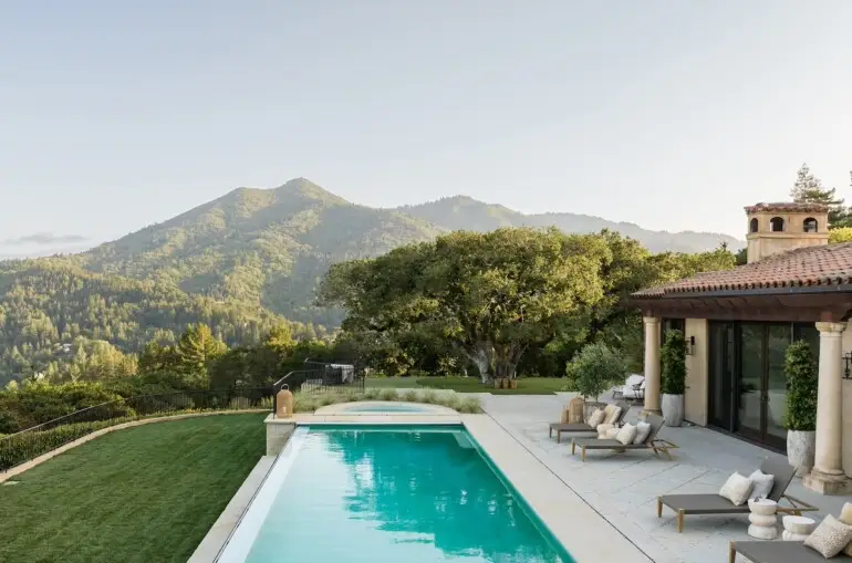 Skornicka Kentfield House Pool View