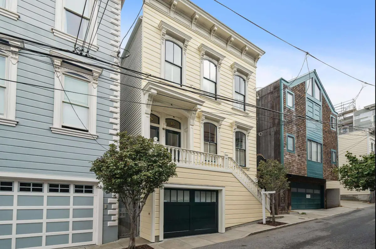 16 Wilmont Street San Francsico Victorian house