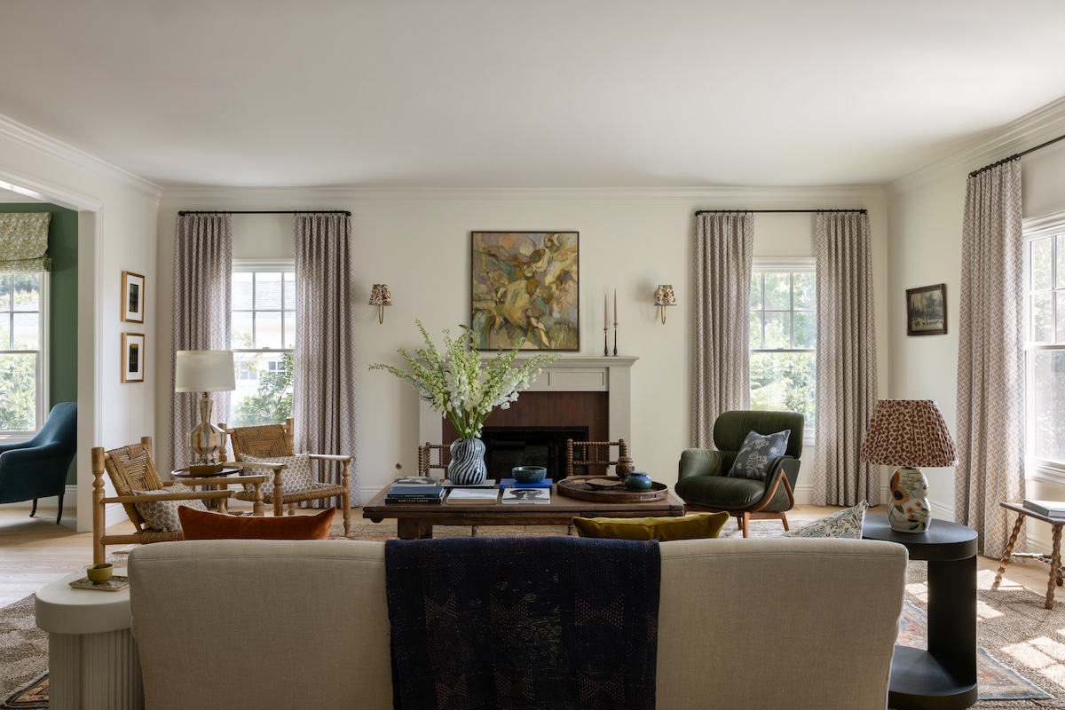 San Anselmo home living room