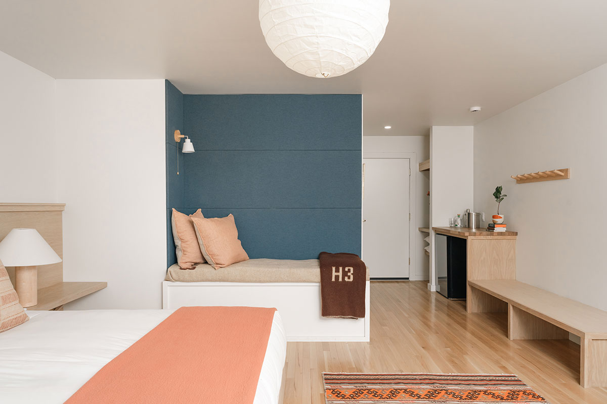 Mendocino Cove Resort Room Interior