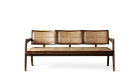 Tyson Bench in Antique Brown Arhaus