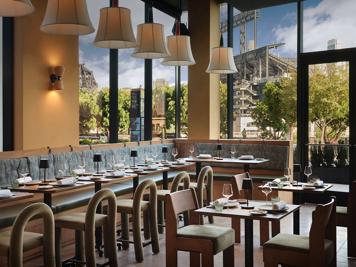 San Francisco Via Aurelia Restaurant, Jon de la Cruz Design Photo Credit by Douglas Friedman