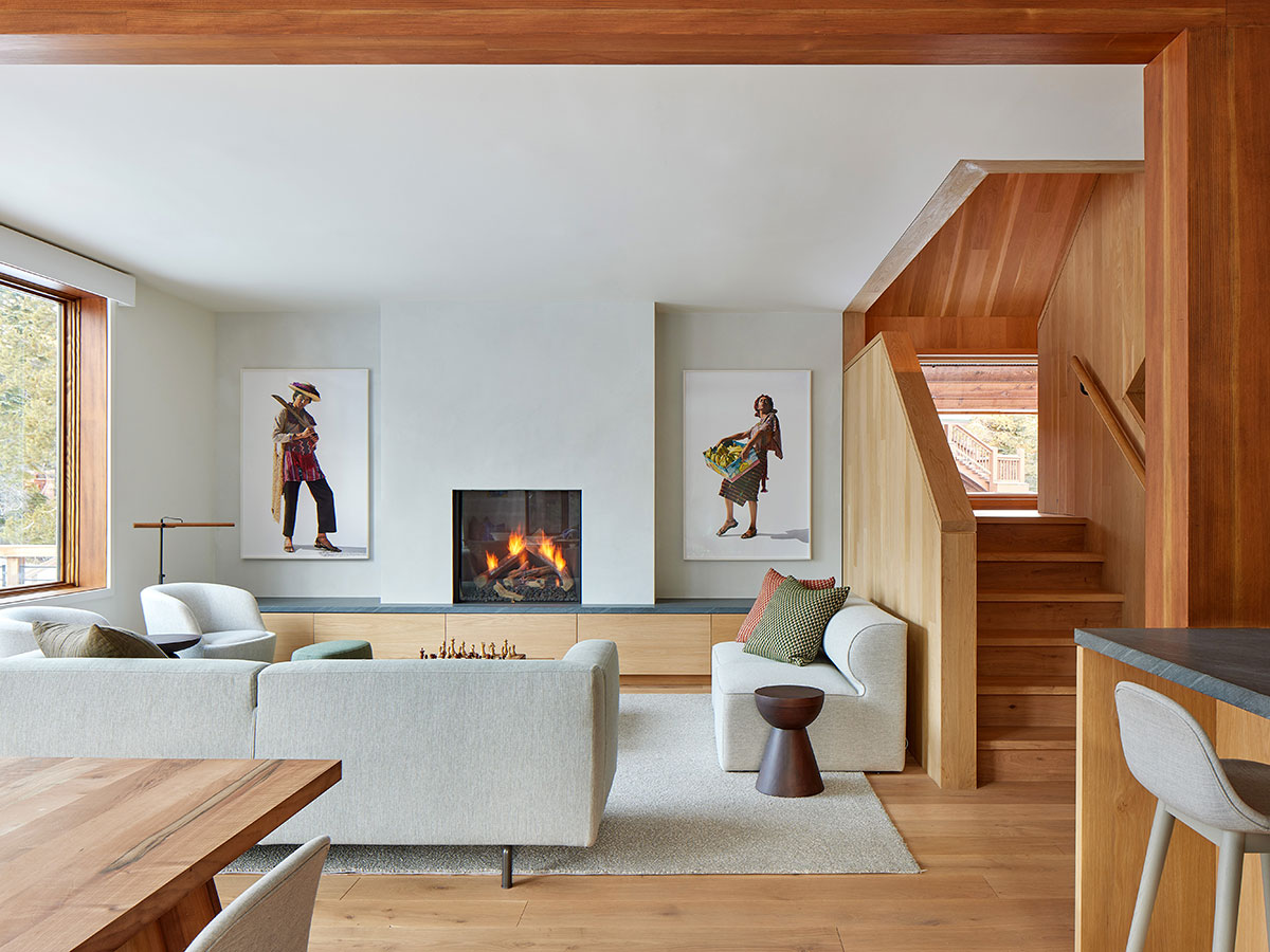 A 1970s Ski House at Sugar Bowl is Re-envisioned for Modern Family ...