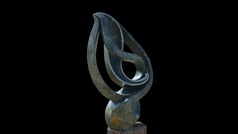 Slave of Africa sculpture by Wilderforce Chewa