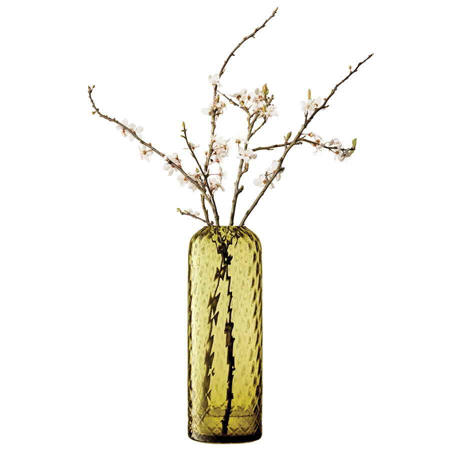 LSA Dapple Vase in Woodland Green Propped